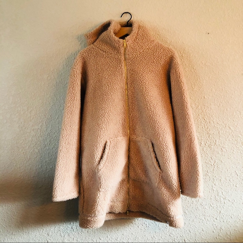 Varley Tan Teddy Jacket